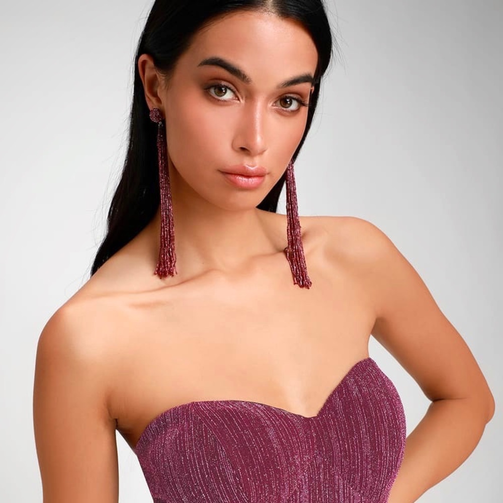 SEXY “Downtown Friday’s” Strapless Bodycon Dress - Picture 7 of 12